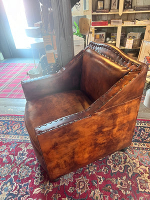 Hollis - Brown Leather Club Chair