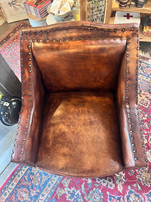 Hollis - Brown Leather Club Chair