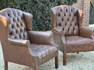 Hugh and Hannah - Chesterfield Wingback Chairs